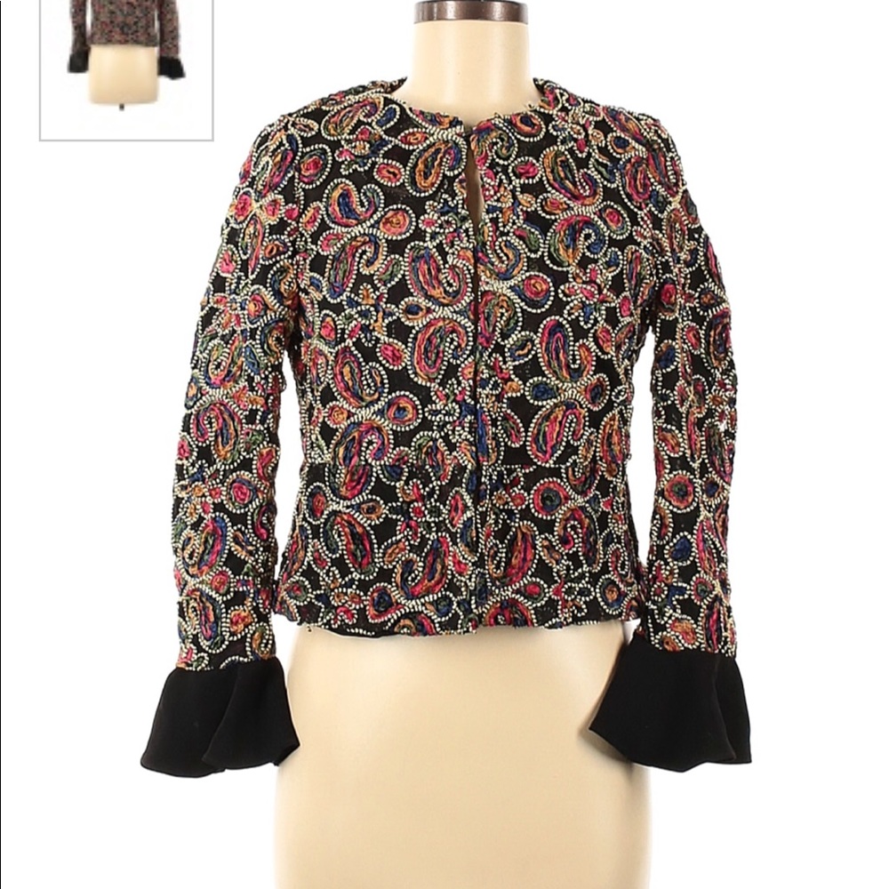 ZARA embroidered jacket